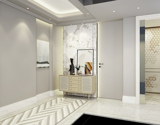 玄关 玄关3D模型下载【ID:573071】