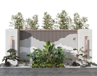 户外景观 园林 景观 植物堆 绿植堆 背景墙 庭院景观 户外景观 园林 景观 植物堆 绿植堆 背景墙 庭院景观3d模型下载【ID:572975】