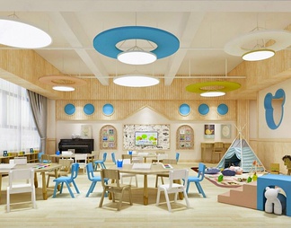幼儿园 幼儿园3d模型下载【ID:573392】