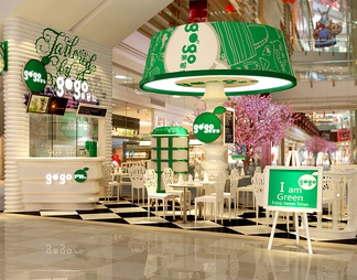 甜品店 甜品店3d模型下载【ID:573233】