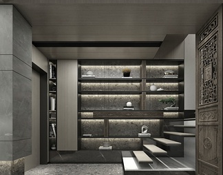玄关 玄关3D模型下载【ID:576988】
