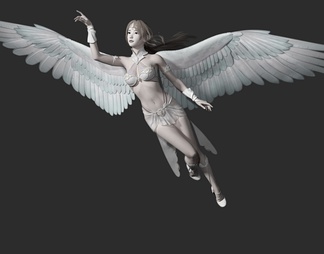 天使 天使3d模型下载【ID:576936】