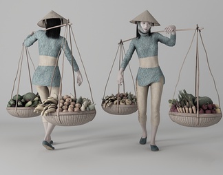 女人 女人3d模型下载【ID:576937】