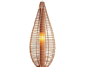 藤制吊灯 藤制吊灯3d模型下载【ID:577726】