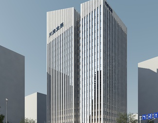 建筑办公楼高层写字楼公建 建筑办公楼高层写字楼公建3d模型下载【ID:584040】