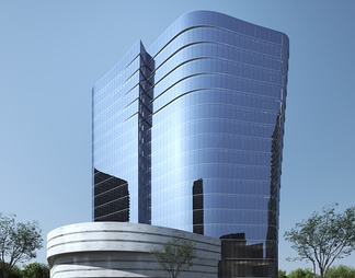 建筑写字楼办公楼商业 建筑写字楼办公楼商业3d模型下载【ID:583992】