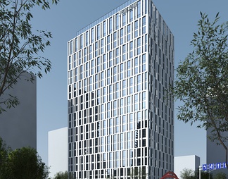 办公楼高层写字楼公建 办公楼高层写字楼公建3d模型下载【ID:584037】