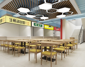 生鲜超市 生鲜超市3D模型下载【ID:594606】