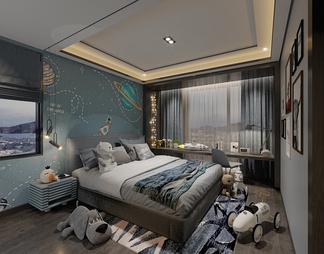 儿童房 儿童房3D模型下载【ID:604386】