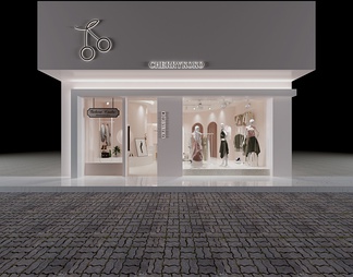 服装店 服装店3D模型下载【ID:605196】