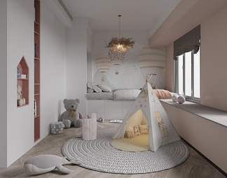 儿童房 儿童房3D模型下载【ID:609328】