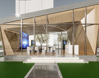 展览展厅 展览展厅3D模型下载【ID:610120】