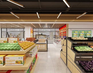 超市 超市3D模型下载【ID:611743】