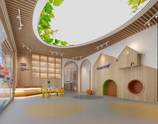 儿童接待大厅 儿童接待大厅3D模型下载【ID:623749】