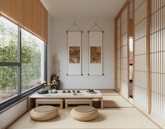 茶室 茶室3D模型下载【ID:623881】