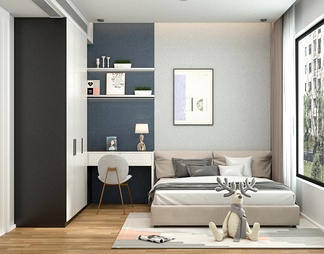 卧室 卧室SU模型下载【ID:646228】