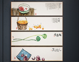 装饰画 装饰画3D模型下载【ID:648292】