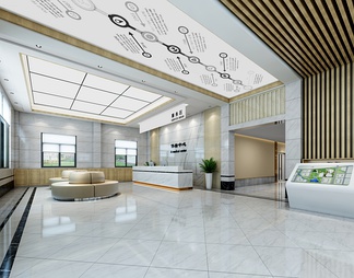医院大厅 医院大厅3D模型下载【ID:655510】