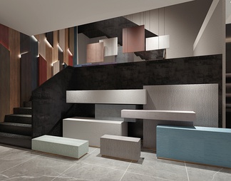 建材专卖店 建材专卖店3D模型下载【ID:663043】