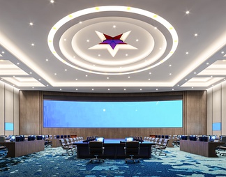 报告厅 报告厅3D模型下载【ID:665578】