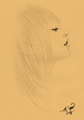 素描插画