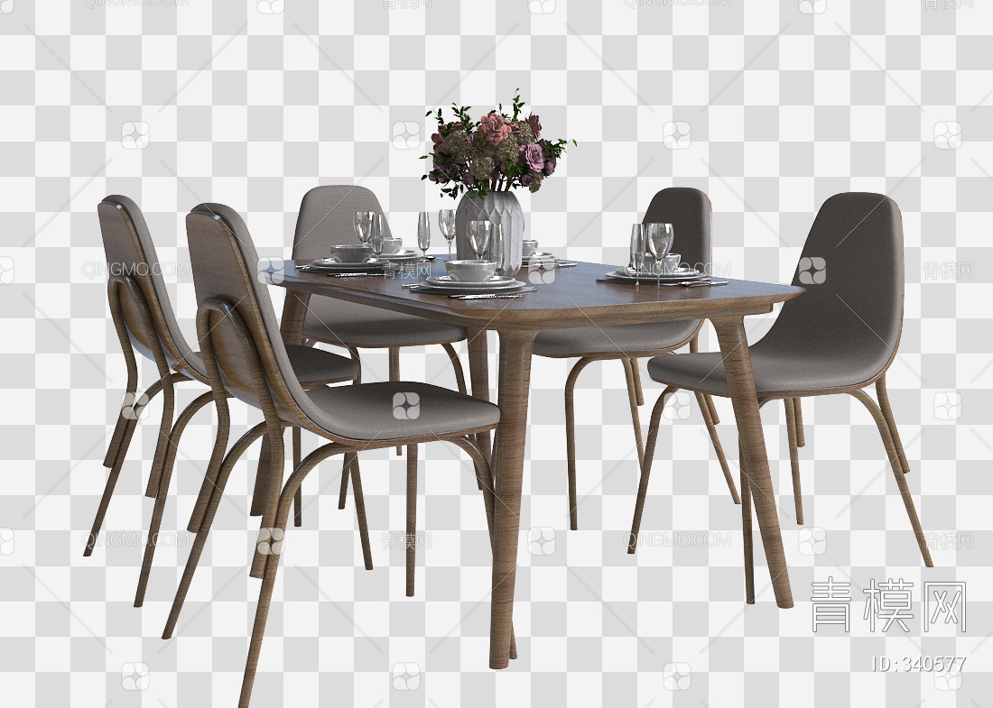 【Hokker 欧式古典餐桌椅3d模型】建E网_Hokker 欧式古典餐桌椅3d模型下载[ID:102518080]_打造3dHokker ...
