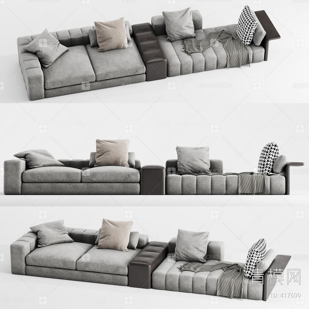 【意大利 米洛提 Minotti 沙发3D模型】-现代CR有灯光有贴图MAX2013意大利 米洛提 Minotti 沙发3d模型下载 ...