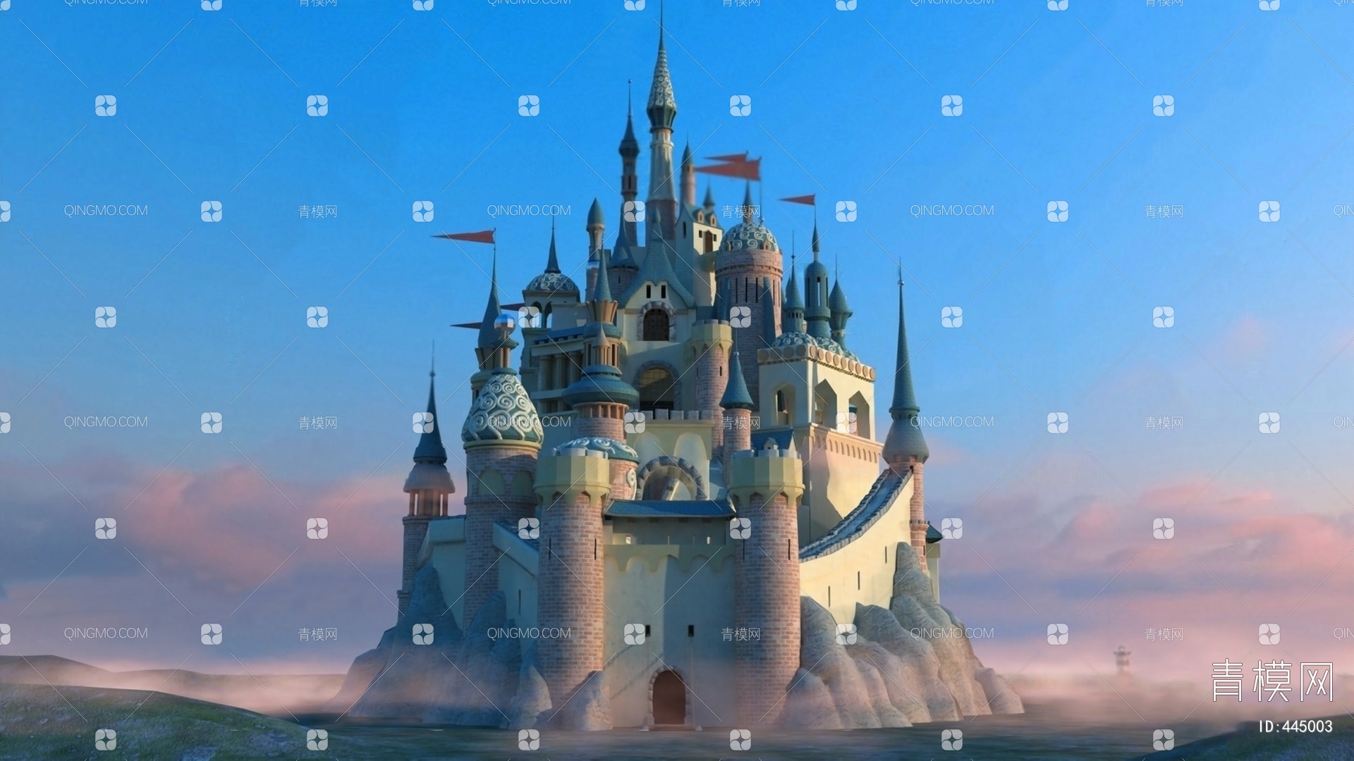 迪斯尼城堡高清图片下载-正版图片500575922-摄图网