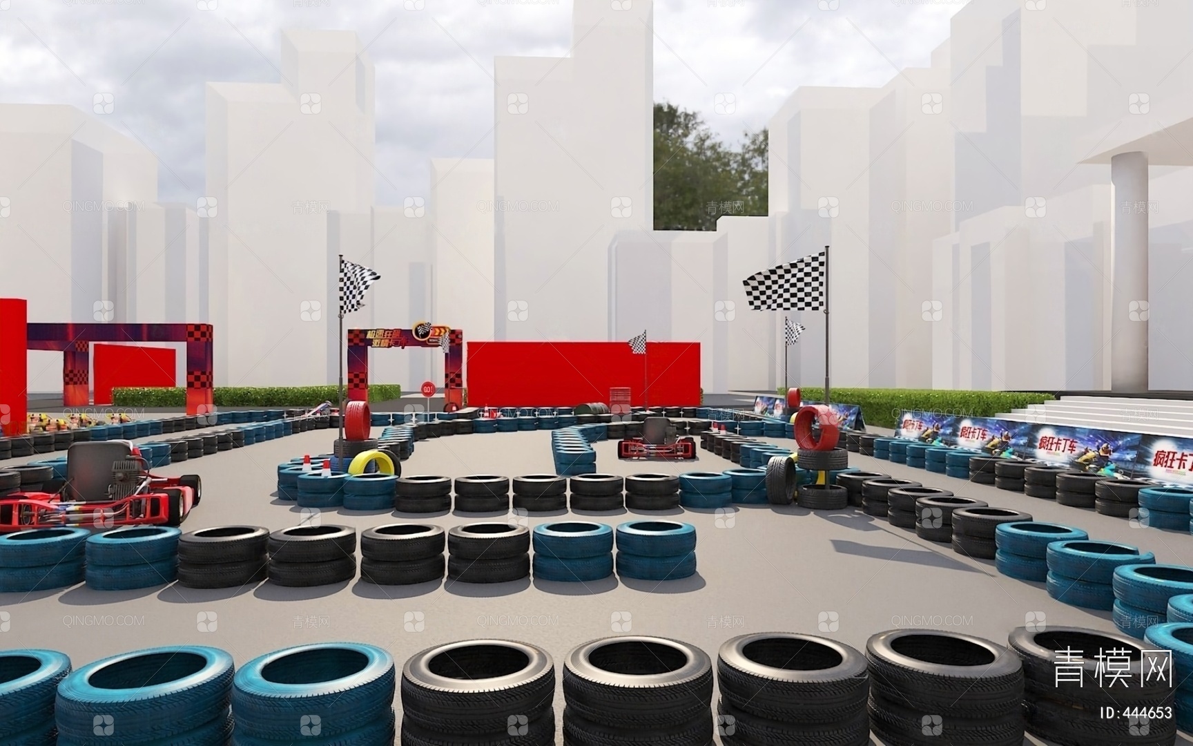 关键字: 现代 其它餐饮娱乐3d模型 现代赛道