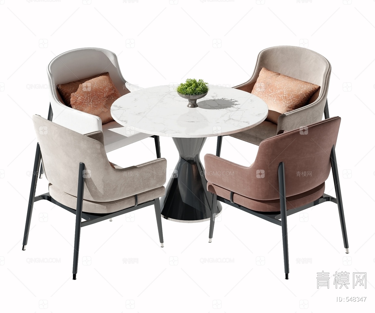 【休闲桌椅3D模型】-现代VR有灯光有贴图MAX2014休闲桌椅3d模型下载-ID548347-免费3Dmax模型库 - 青模3d模型网