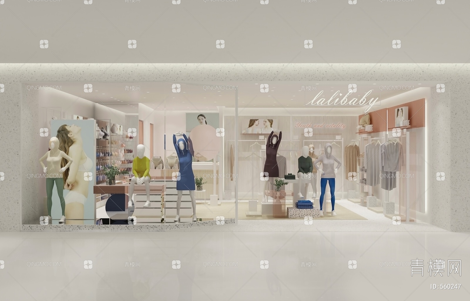 香港内衣品牌零售空间设计|空间|展示设计 |极地空间 - 原创作品 - 站酷 (ZCOOL)