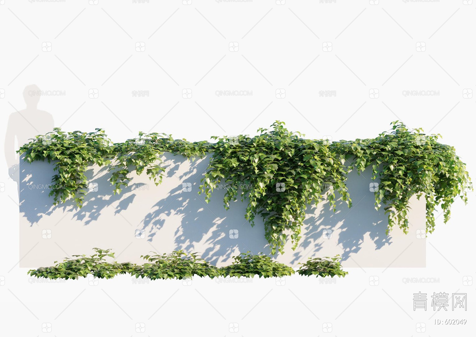 绿植藤蔓篱笆植物墙- 建E网3D模型下载网