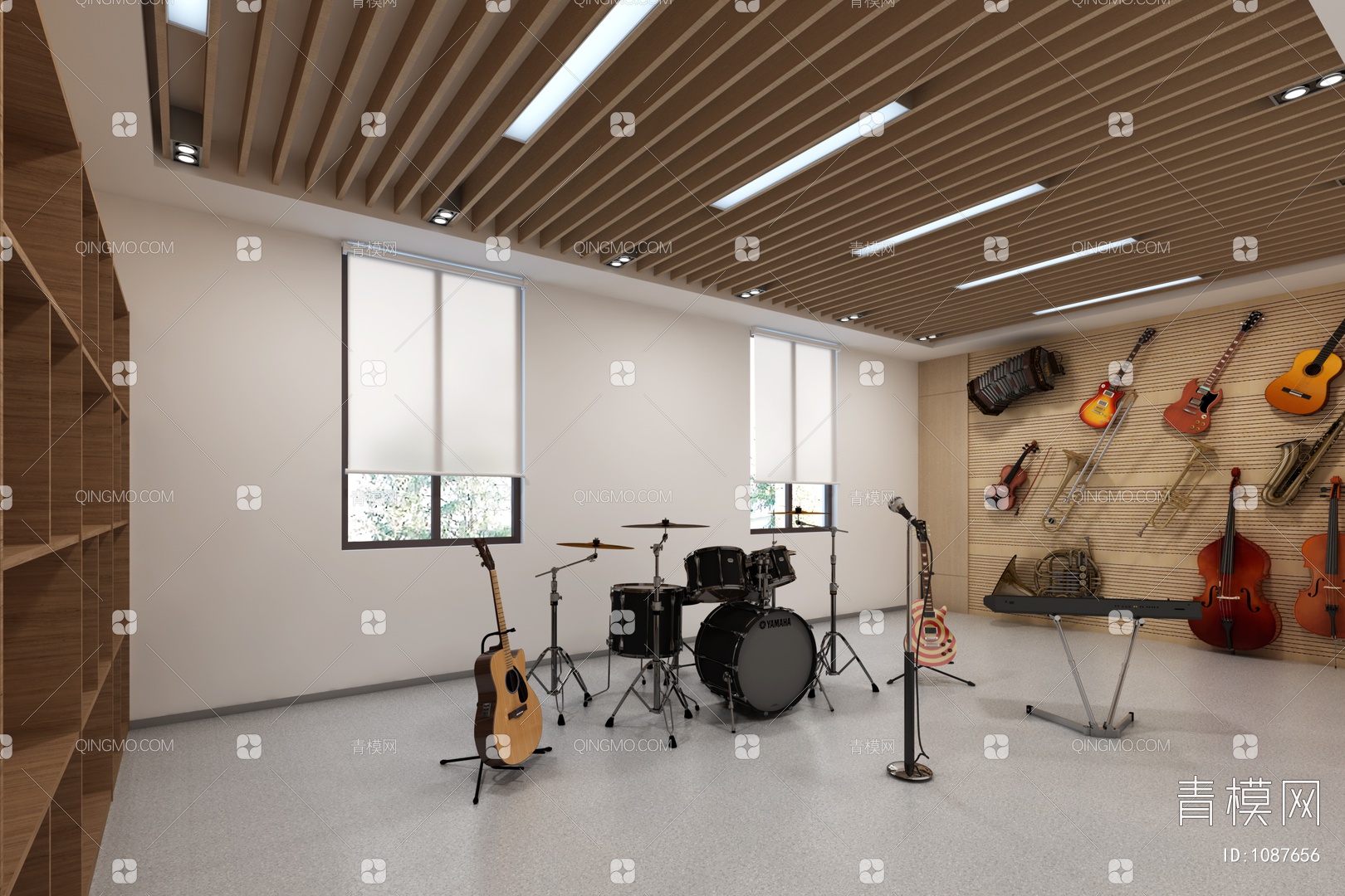 1992学校音乐教室|空间|家装设计|酷设计感悟空间 - 原创作品 - 站酷 (ZCOOL)