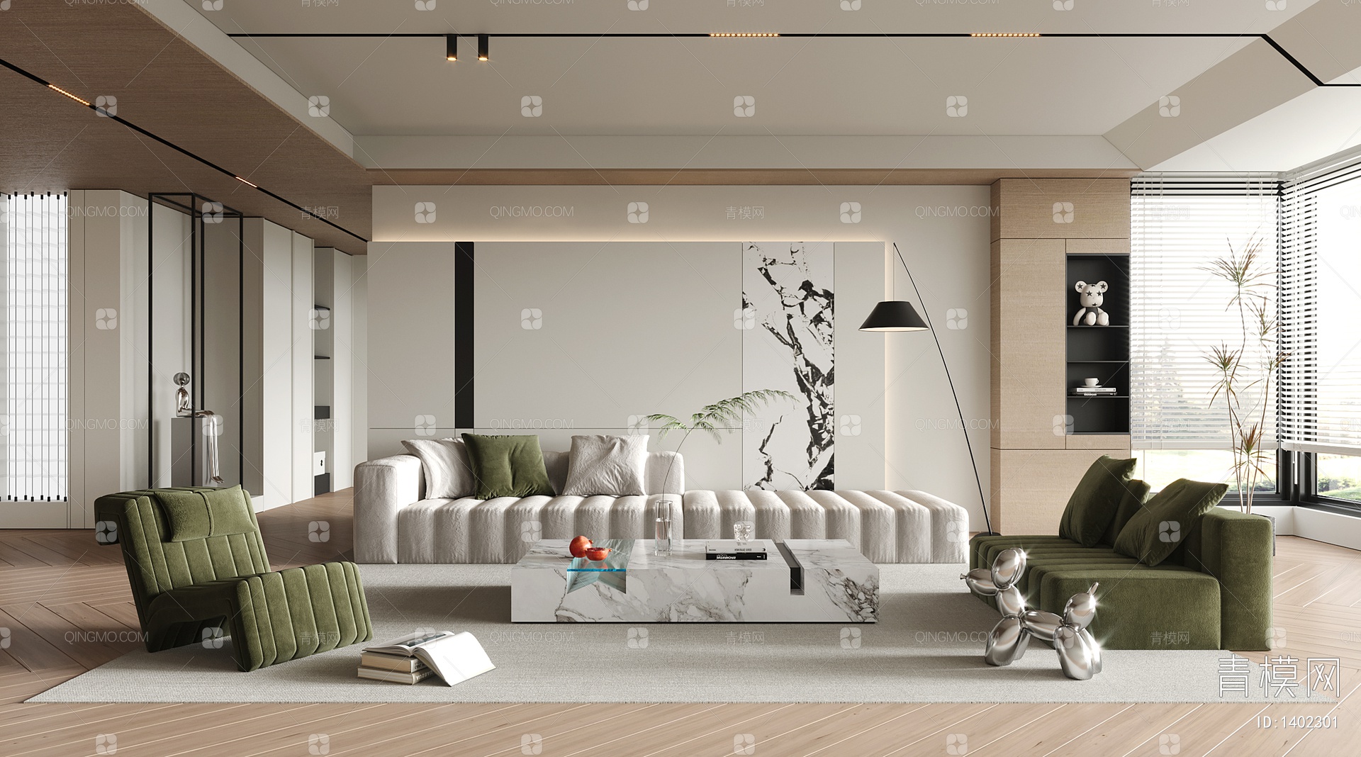 【客厅,家居客厅,客厅3D模型】-现代VR有灯光有贴图MAX2016客厅,家居客厅,客厅3d模型下载-ID1402301-免费3Dmax模型库 ...
