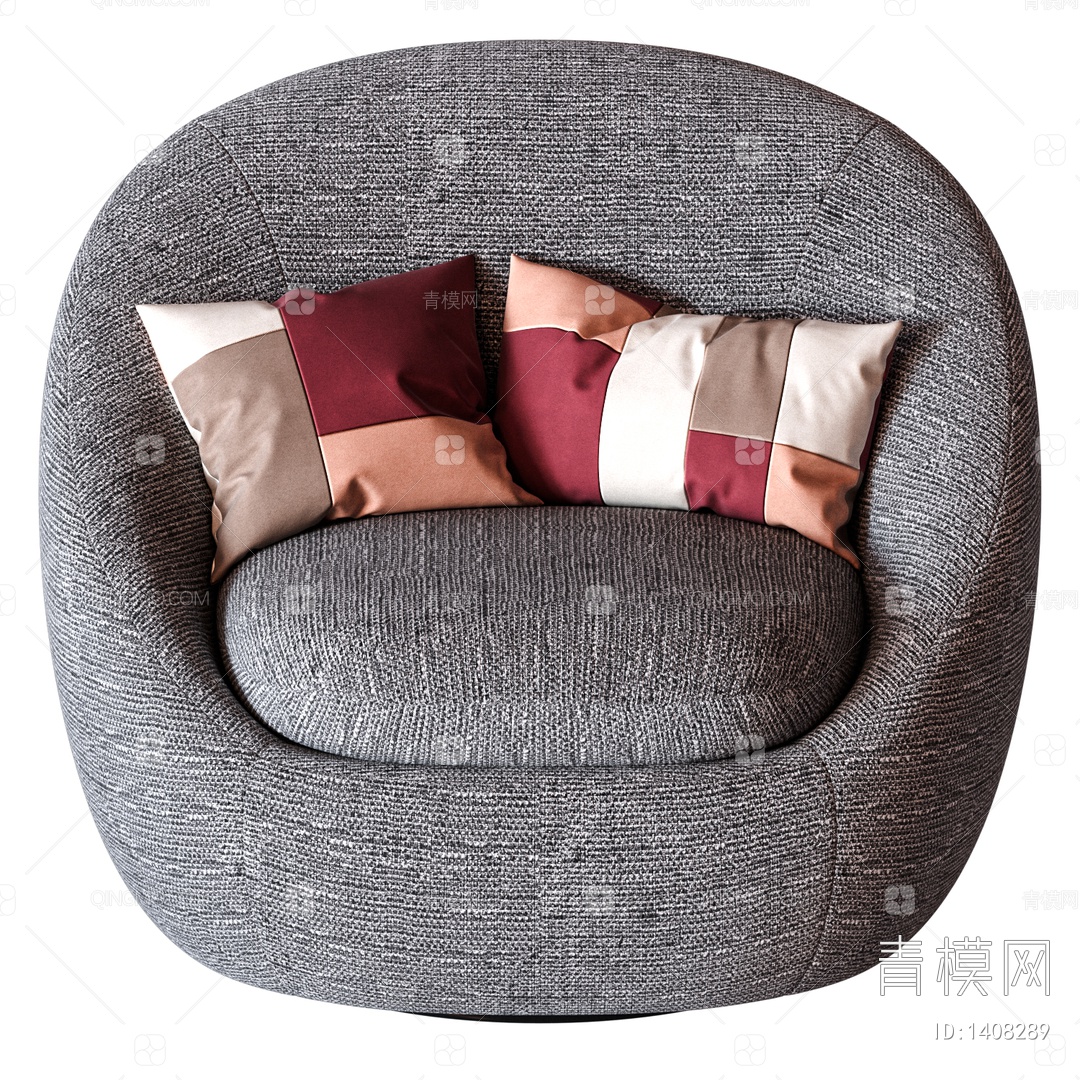 【Cozy 布艺懒人沙发3D模型】-现代CR无灯光有贴图MAX2016Cozy 布艺懒人沙发3d模型下载-ID1408289-免费3Dmax ...