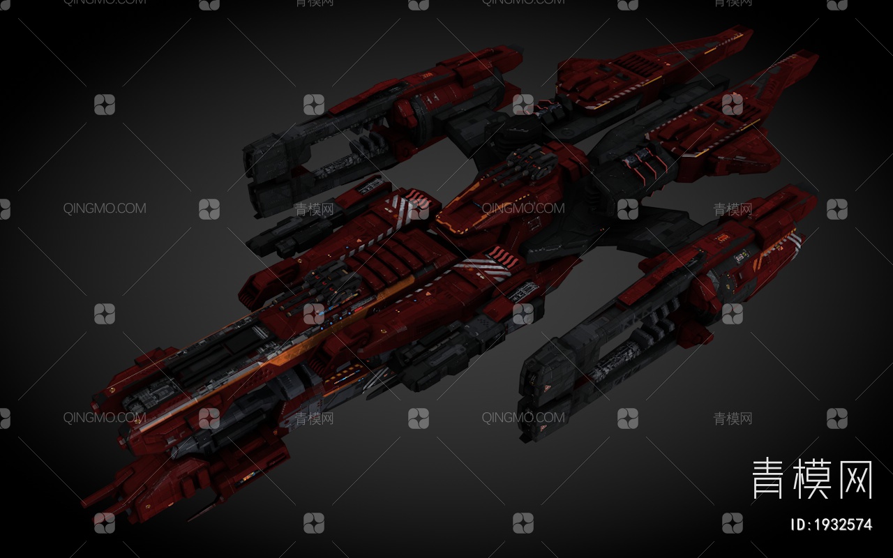 【科幻飞行器 宇宙飞船 外星战舰3D模型】-现代VR无灯光有贴图MAX2016科幻飞行器 宇宙飞船 外星战舰3d模型下载-ID1932574 ...