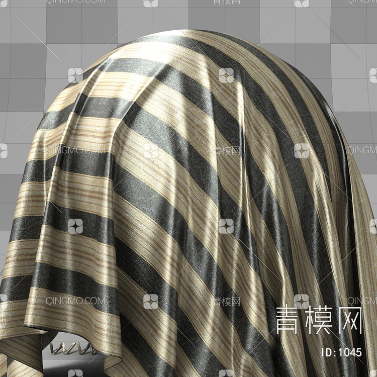 Misa黄黑条纹丝绸vary材质下载【ID:1045】