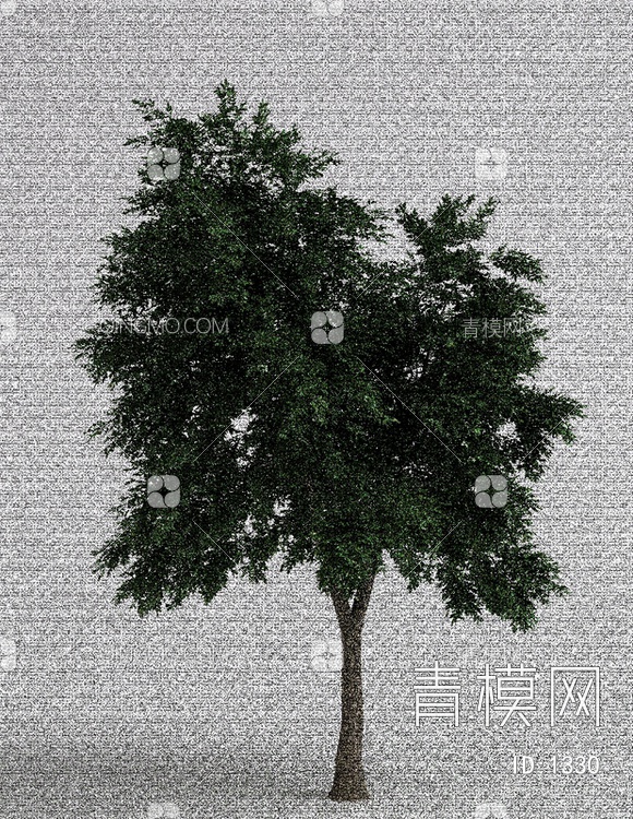 树木3D模型下载【ID:1330】