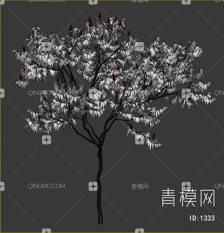 树木3D模型下载【ID:1333】