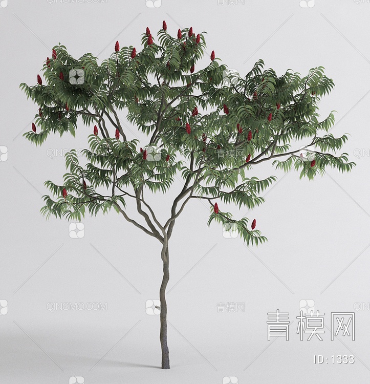 树木3D模型下载【ID:1333】