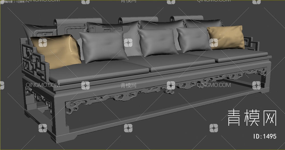 沙发3D模型下载【ID:1495】