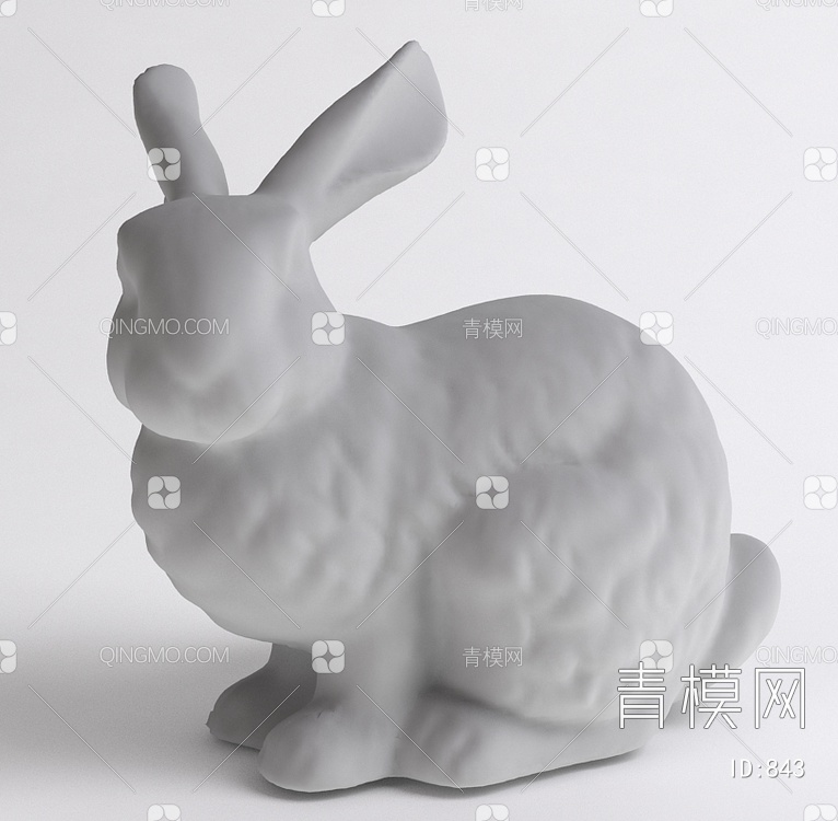 斯坦福兔3D模型下载【ID:843】