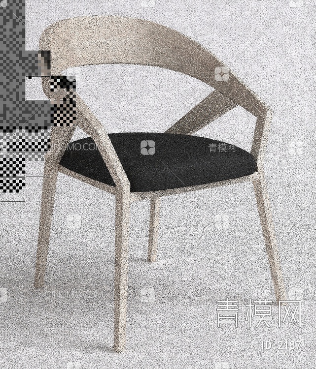 16年款单人椅子3D模型下载【ID:2187】