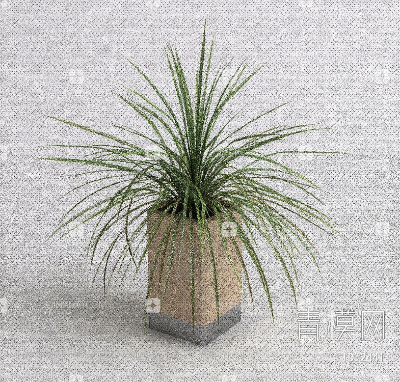 室内植物盆栽3D模型下载【ID:2441】