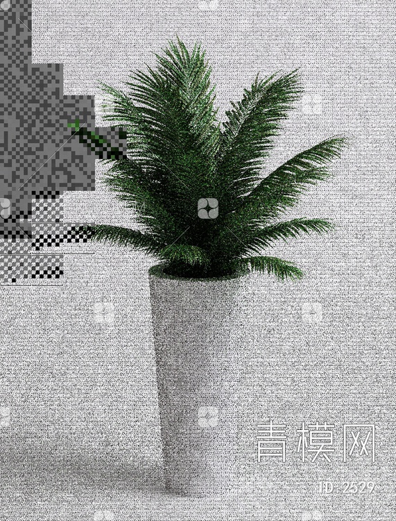 室内植物盆栽3D模型下载【ID:2529】