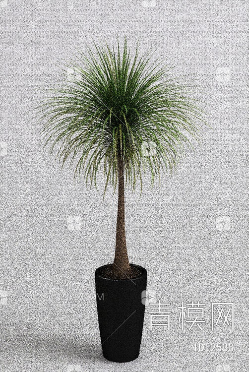 室内植物盆栽3D模型下载【ID:2530】