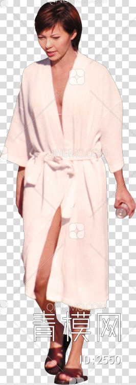穿着浴袍的女性psd下载【ID:2550】
