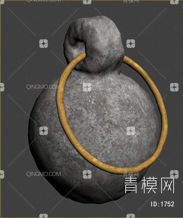 石权饰品3D模型下载【ID:1752】