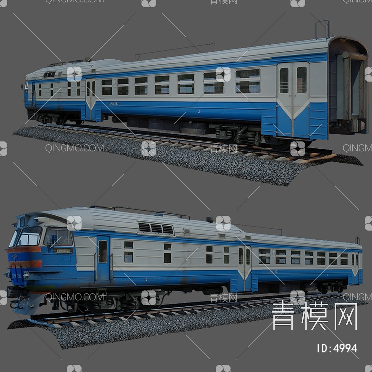 火车3D模型下载【ID:4994】
