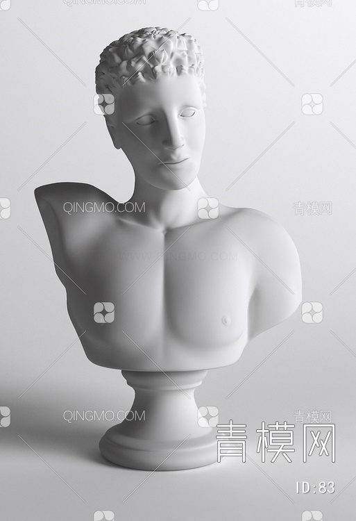 西方雕塑3D模型下载【ID:83】